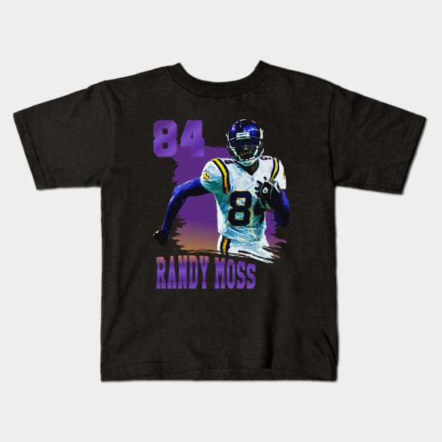 Randy moss || 84 Kids T-Shirt by Aloenalone